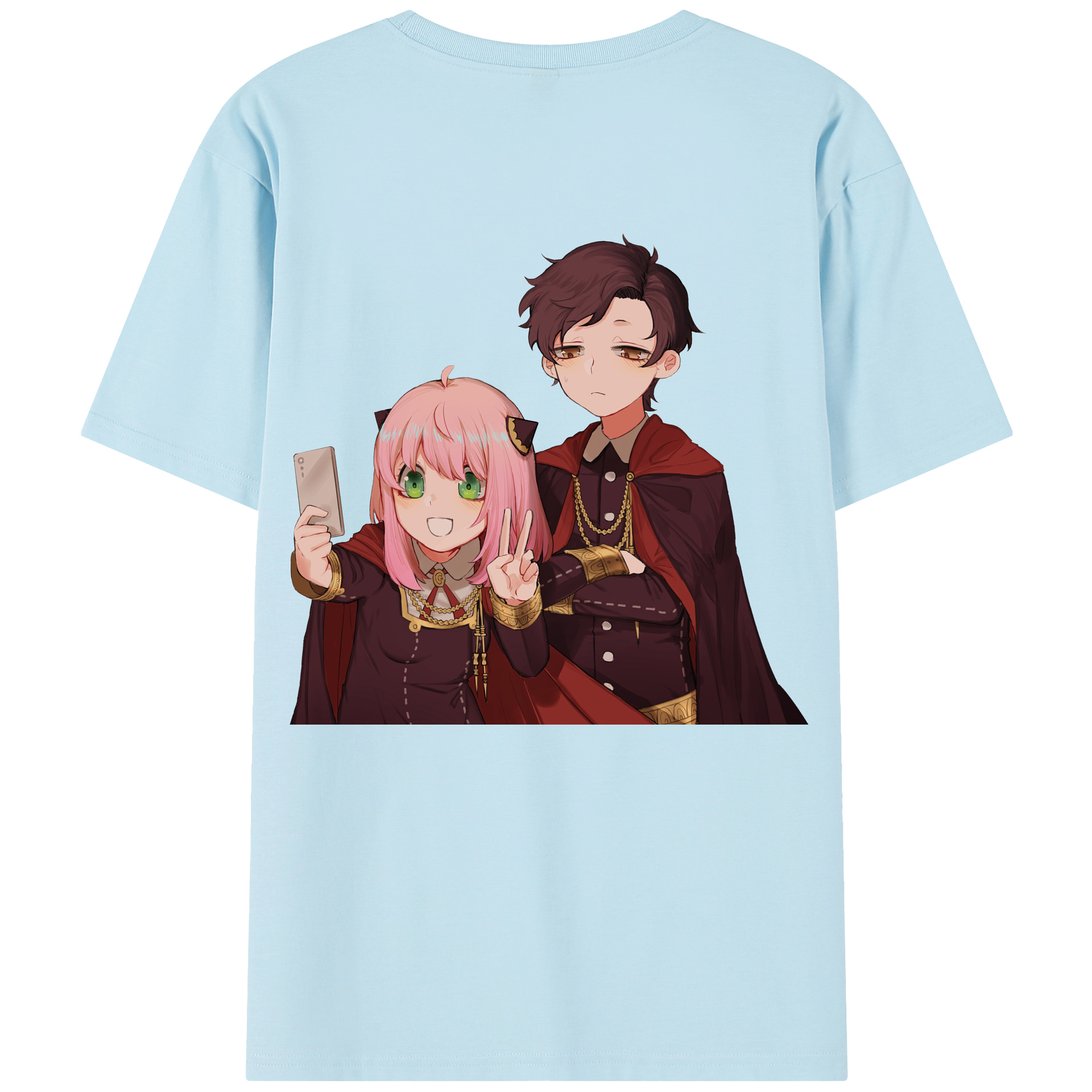 （画像用） SPY×FAMILY间谍家家酒 綿100％半袖Tシャツ（背面プリント）